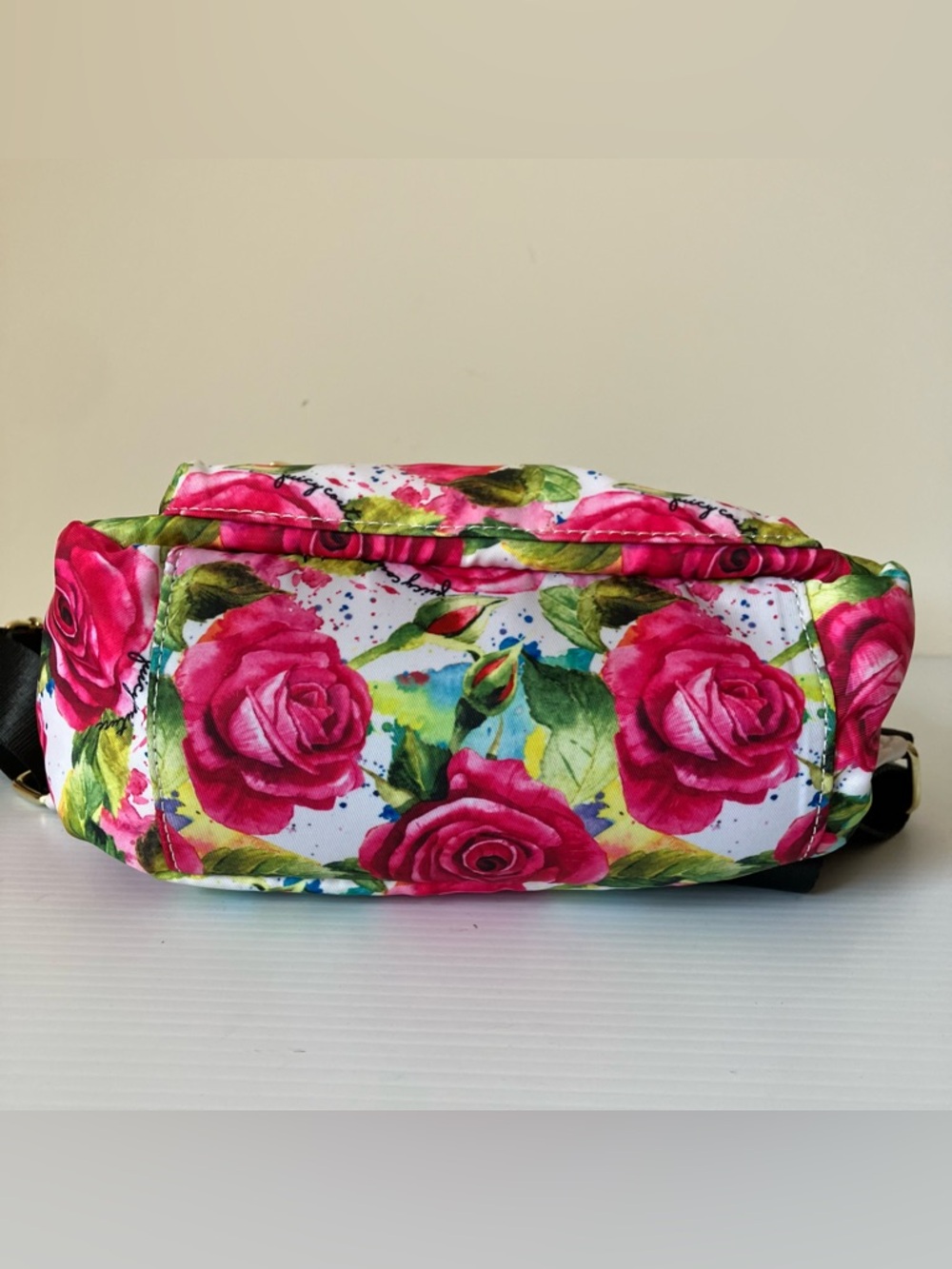 Juicy Couture Rosie White Multi Floral Rose Mini Backpack - Picture 9 of 9